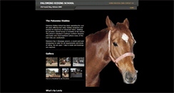 Desktop Screenshot of palominoridingschool.com